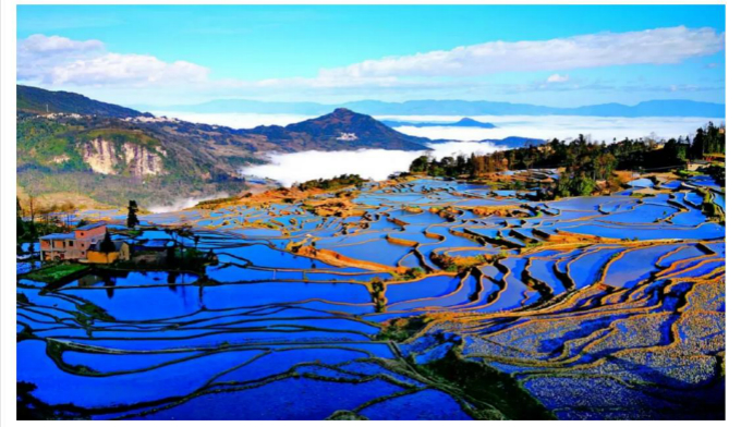 云南小众旅游路线图摄影风景图